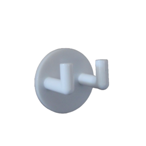 Zelfklevende Handdoekhaakjes – Dubbele haak (per 4 stuks)