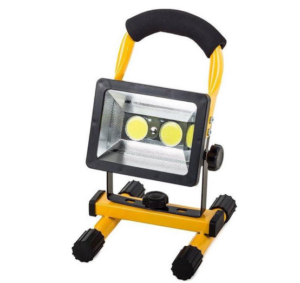 Led Bouwlamp met accu op statief