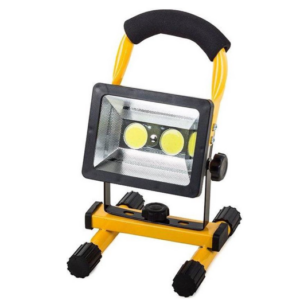 Led Bouwlamp met accu op statief