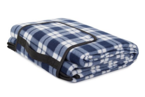 Picknickkleed 200x150 cm blauw geruit