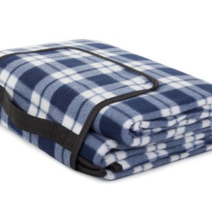 Picknickkleed 200×150 cm blauw geruit